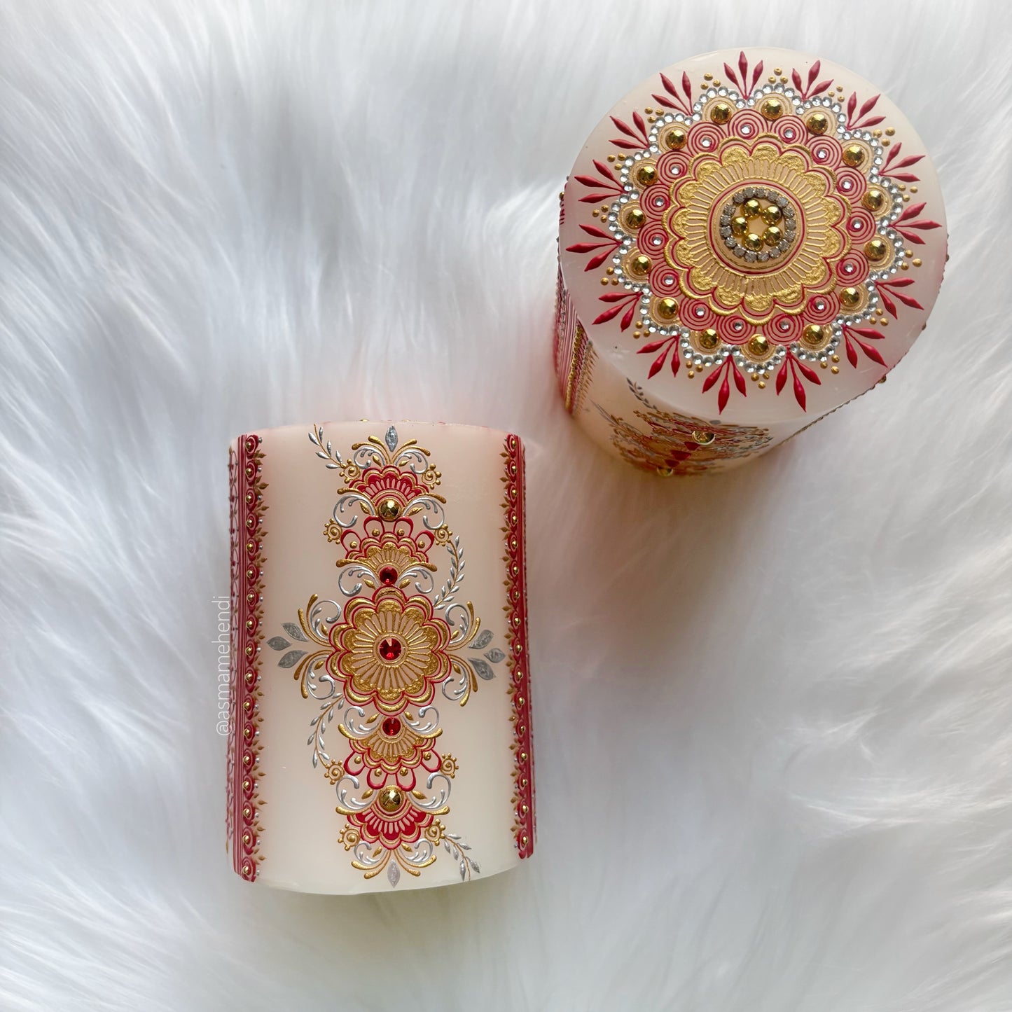 Islamic Henna Candle Set | Wedding | Engagement | Home Decor