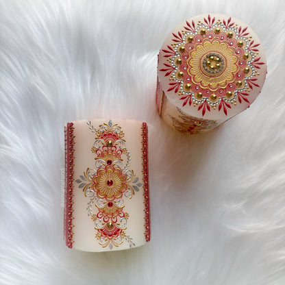 Islamic Henna Candle Set | Wedding | Engagement | Home Decor