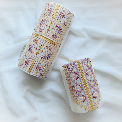 Fessi Style Henna Candle Set | Wedding | Engagement | Home Decor
